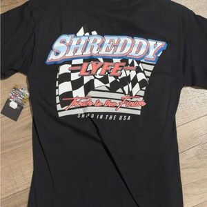 NWT: Shreddy Lyfe Tee Shirt: Size Small